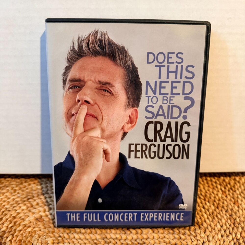 Craig Ferguson Does This Need to Be Said DVD 2011 Stand Up Comedy Tested